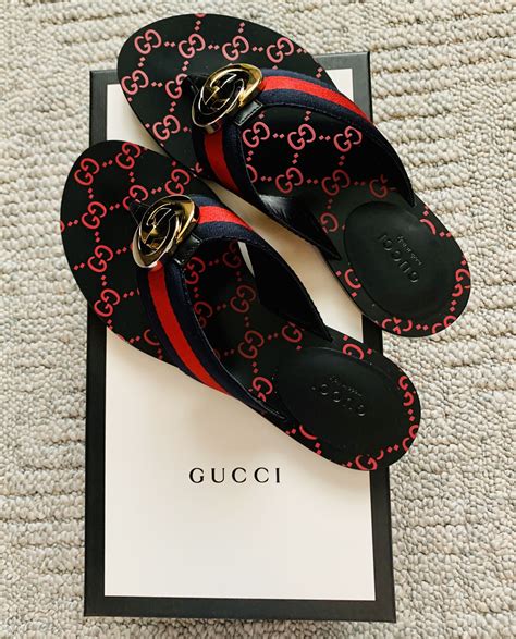 tong gucci|gucci flip flops.